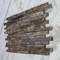 Ekena Millwork Stacked Boat Wood Mosaic Wall Tile, Natural Finish, 23 3/4"W x 11 7/8"H x 3/4"P WPW24X12STMENA - alternate 4